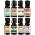 thumbnail image 2 of Gentlemen's Essentials Fragrance Oils 8 x 10 ml (0.33 oz) - 100% Pure - Leather, Bay Rum, Cedarwood, Sandalwood, Tobacco Rose, Bamboo, Birchwood Pine, Masculine Musk Gift Set of 8 by Sponix 8 Pack, 2 of 7