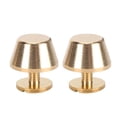 thumbnail image 4 of Ymiko Brass Purse Feet Nailhead for Bags, Belts, Clothes, Jeans, Jackets (10 Pieces), 4 of 8