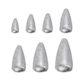 thumbnail image 3 of Eigraketly Colgante de ojiva de plomo, diseño aerodinámico, buena sensibilidad al tacto, fundición a presión Integral, sin rebabas, equipo de pesca Type2 NO2 Eigraketly OD020945-06, 3 of 6