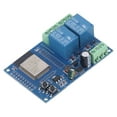 thumbnail image 2 of Module de Relais Double Programmable avec Mémoire Flash 4M pour Développement Secondaire, DC5-60V, WiFi & Compatible BLE, Design Sûr & Stable, 2 of 6