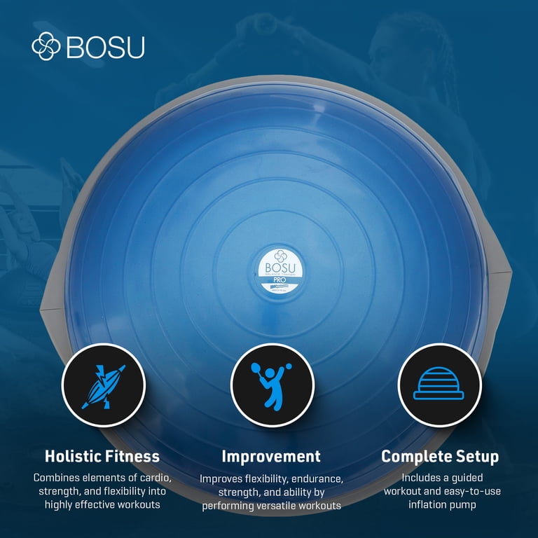 BOSU Pro – Balance Trainer Multi-fonction Pour Full Body, Avec Programmes Et Pompe