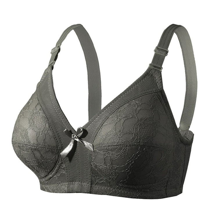 Women's underwear. Types of bras. Set of white bras. Stock Vector