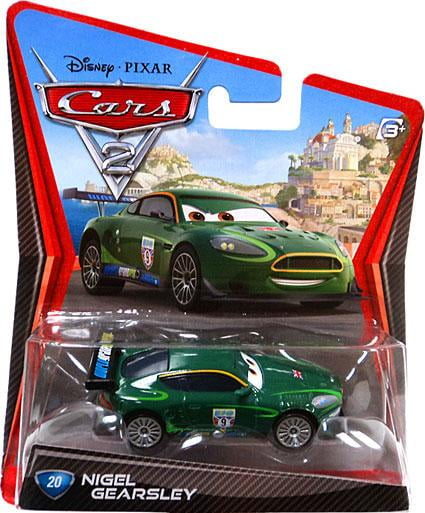 Disney Pixar Cars 1:55 Scale Die-Cast Vehicles Nigel Gearsley with Flames WGP 