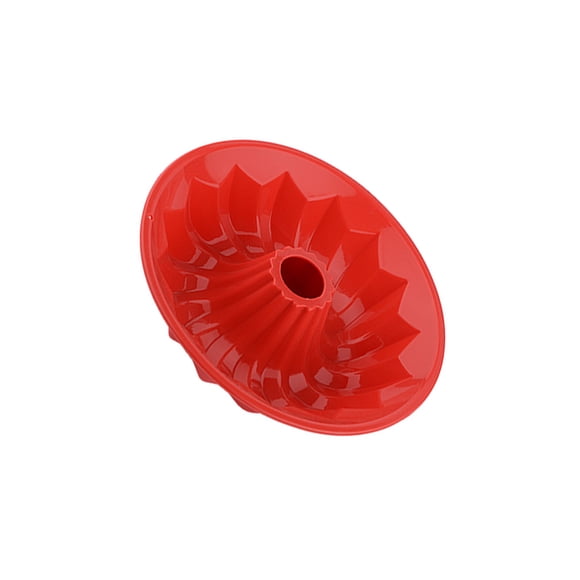Molde de silicona para pastel Yuarrent reutilizable lavable resistente al calor color rojo