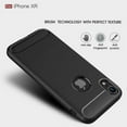 thumbnail image 3 of Slim Fit Carbon Fiber Case for #device_series - Cover Reinforced Bumper Shock Absorbent Black Q6P for iPhone XR, 3 of 8