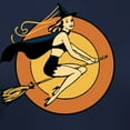 thumbnail image 3 of CafePress - Retro Witch T Shirt - Women's Traditional Fit Dark T-Shirt, 3 of 4
