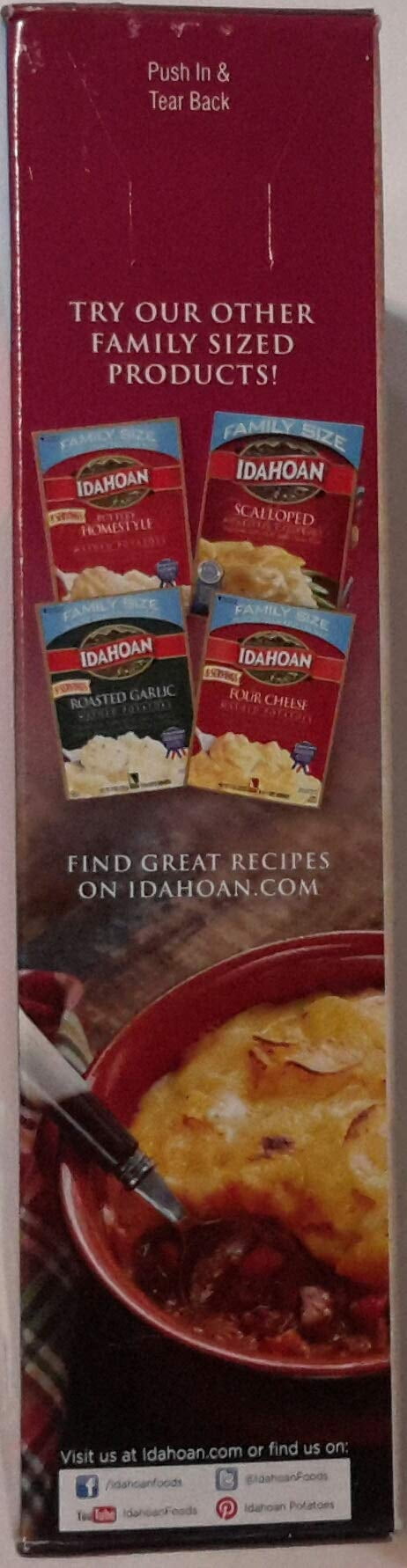 Idahoan, Au Gratin Casserole Family Size (Pack of 4)