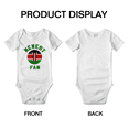 thumbnail image 3 of Newest Kenya National Soccer Team Fan Cute Baby Romper (White, 0-3 Months), 3 of 5