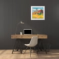 thumbnail image 3 of Goldberger, Jennifer 26x26 White Modern Wood Framed Museum Art Print Titled - Ode to Gauguin I, 3 of 4