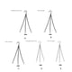 thumbnail image 3 of Cadenas colgantes Matsuzay Cesta colgante de metal negra 50 cm, 3 of 6