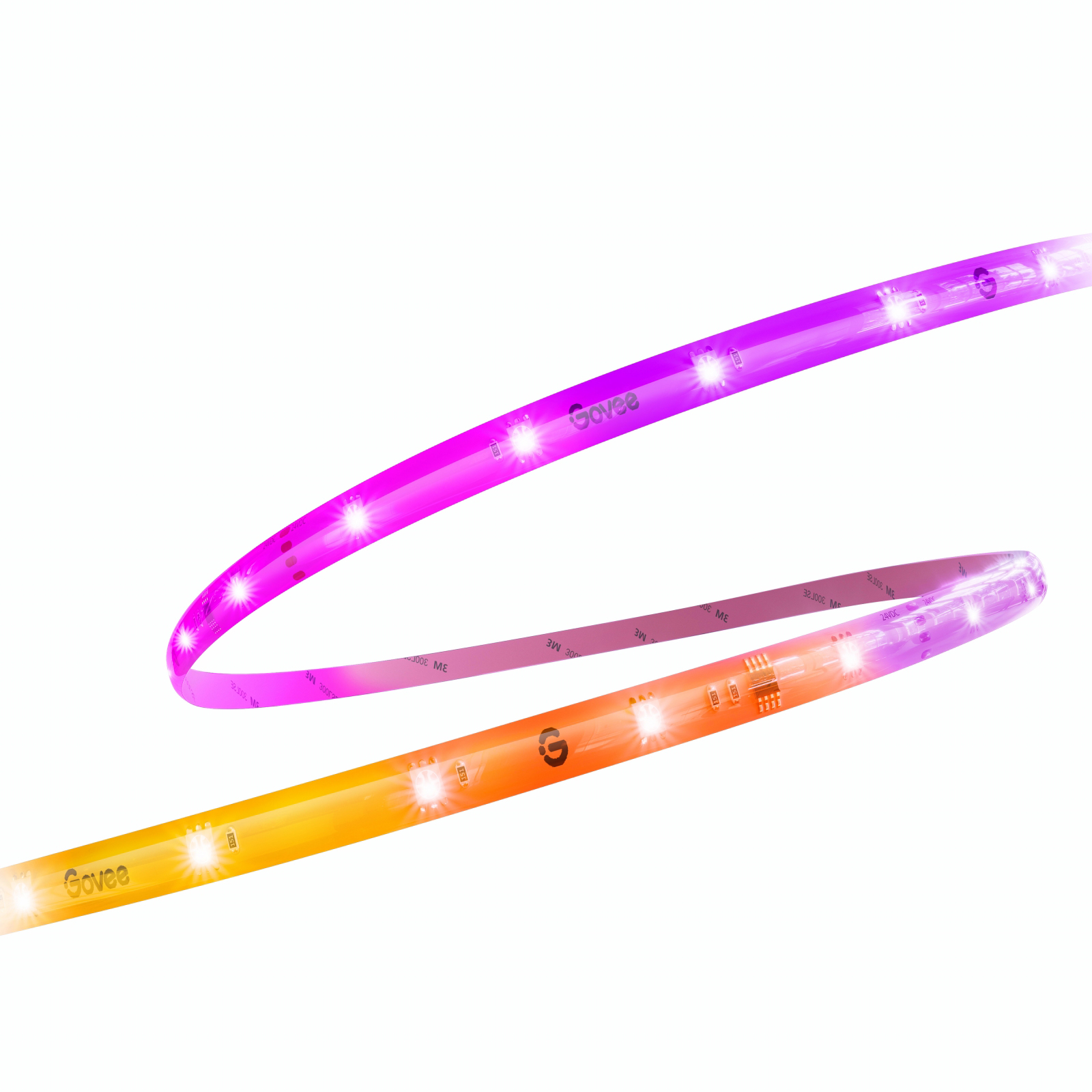 Govee 24.6ft Wi-Fi RGBIC LED Strip Light with Voice Control photo 2