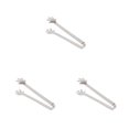 thumbnail image 4 of sweethay Pinzas para alimentos de acero inoxidable para cocinar, servir pan, cubitos de hielo, Clips de cocina, barbacoa, portátil, restaurante Type1 NO1, 4 of 6