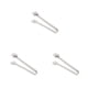 thumbnail image 3 of Moyic Pinzas para alimentos de acero inoxidable para ensalada, cubitos de hielo, Clips de cocina, reutilizables, lavables, para asar, Picnic, Type1 NO1, 3 of 6