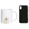 thumbnail image 4 of Pet Portrait White Ceramic Mug - I Love Pomeranian (White), 4 of 4