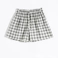 thumbnail image 4 of Girls' Shorts Ruffle Elastic Waist Kids Checkered Lightweight Bottoms with Pockets 5-14 Y Summer, 4 of 6