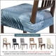 thumbnail image 4 of Fundas elásticas para asientos de sillas de comedor SearchI, juego de 6 unidades, color azul, 4 of 8