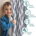 thumbnail image 3 of Blackout Kids Curtains,Gray Christmas Tree Pattern Childrens Insulated Curtains Set Of 2,Bedroom Essentials,Toddler Room Decor 52"x63", 3 of 5