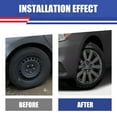thumbnail image 7 of (Set of 4) 16 inch Hubcaps Wheel Rims Cover for 2013-19 Nissan Sentra/2011-17 Nissan Leaf,Black Matte, 7 of 7