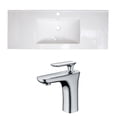 thumbnail image 1 of American Imaginations 23.75-in. W 1 Hole Ceramic Top Set In White Color AI-15773, 1 of 1