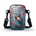 thumbnail image 2 of HELLHERO Otter Pattern 4.33"x1.97"x7.09" Crossbody Small Bags Polyester for Adult, 2 of 7