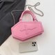 thumbnail image 5 of Bolso Mano Piel Sintética Con Asa Superior para Mujer Con Color Rosa, 5 of 9