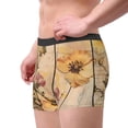 thumbnail image 2 of Pofeuu Vintage Floral Butterfly Collage Print Men’s Boxer Briefs, Moisture-Wicking Underwear, Regular,Trunk-Large, 2 of 5