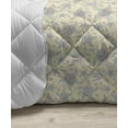 thumbnail image 3 of Swirly Down Alternative Comforter, Wavy Leaf Petals of Dots Curly Classic Nature Foliage in Soft Tones, Microfiber Quilt for All Season, 5 Sizes, Pale Azure Blue and White, by Ambesonne, 3 of 3