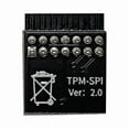 thumbnail image 3 of SharkTRUE 2.0 20Pin LPC Encryption Security Module Remote Card Windows 11 Upgrade Module To TPM2.0 for ASUS Intel/AMD 12 20pin, 3 of 8