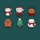 thumbnail image 5 of Christmas Series Brooch Cartoon Cute Santa Claus Christmas Tree Snowman Metal Enamel Badge Sweater Clothing Bag Pin Jewelry, 5 of 5