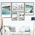 thumbnail image 2 of Un conjunto de vinilos decorativos con marco, vinilos decorativos para pared con paisajes de playa., 2 of 4