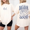 thumbnail image 3 of Christian Double-Sided Shirt – God Is Good Front & Be the Reason Back, Dove Graphic Tee., 3 of 7