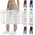 thumbnail image 3 of Women Pant Ndbuld Women's Casual Travel Pants, Stretch Golf Pants, Casual Sports Cropped Pants Gray XXL, 3 of 9