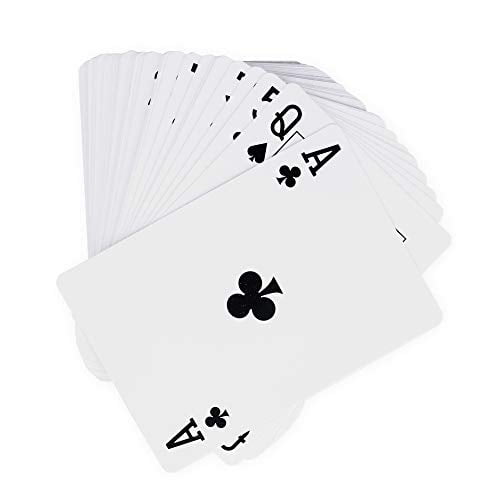 Deck Giant Jumbo of Big Play Cards Fun Full Poker Game Set - Mide 5 "x 7" Super Z Outlet Super Z Outlet