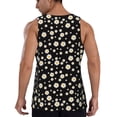 thumbnail image 3 of Xecao Daisy Men's Tank Top Workout Quick Dry Sleeveless Gym Jogging Muscle Shirts Summer Swim Beach Tops, 3 of 9