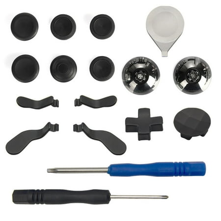 

17 in 1 Metal Thumbstick for -Xbox One Elite Series 2 Gamepad Swap Analog D-pad Handles and Bumper Trigger Button