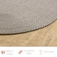 thumbnail image 2 of Lorie Country Gray Braided Area Rug 3' x 5' Oval, 2 of 5