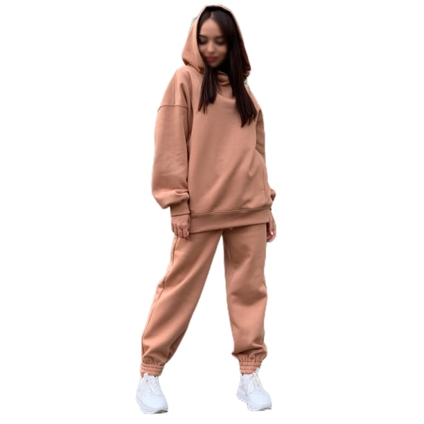 Sexy Dance Conjunto de dos piezas para mujer, conjunto de jogger liso, chándales de Color sólido, conjuntos de salón informales para mujer, ajuste holgado, manga larga