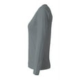 thumbnail image 3 of A4 Spike Long Sleeve Volleyball Jersey For Women in Graphite | NW3015, 3 of 3