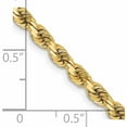 thumbnail image 2 of 14K Yellow Gold 3.75mm D/C Rope With Lobster Clasp Chain (16 X 3.75) Made In Peru 027l-16, 2 of 5
