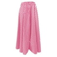 thumbnail image 4 of BKQCNKM Long Skirts for Women, Flowy Skirts for Women, High Waisted Skirts for Women, A Line Skirt, Long Flowy Skirts for Women, Plaid Skirt, Red 2 S, 4 of 7