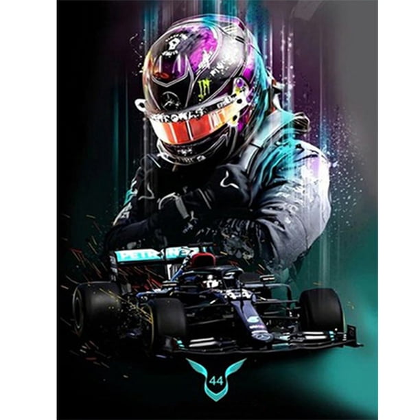 Pintura de diamante 5D DIY Full Round Drill Racer Kit Decoración del hogar Arte Artesanía FLhrweasw Nuevo