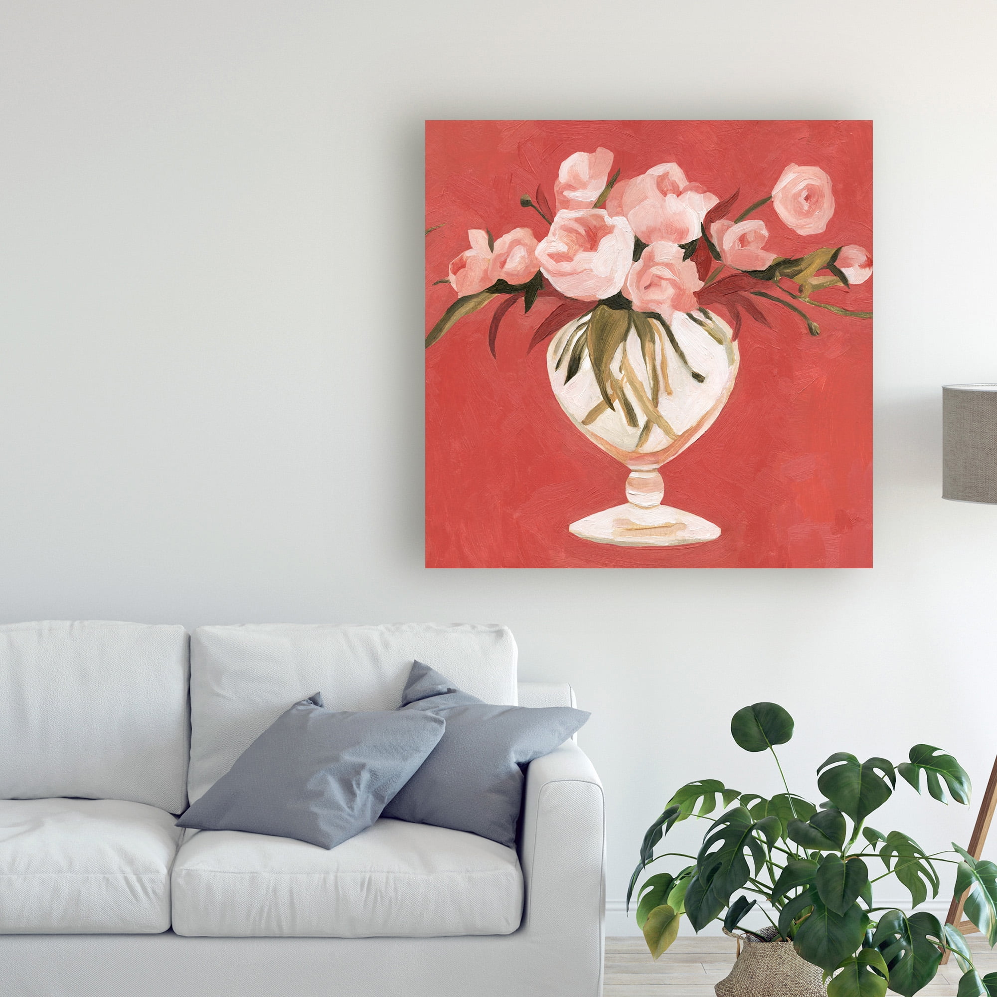 Trademark Fine Art 'Bright Blooms II' Canvas Art by Emma Scarvey