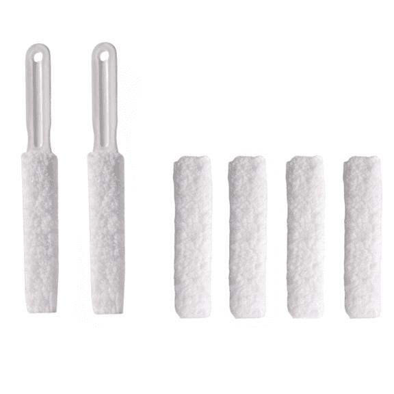 A 6-Piece Set Air Conditioner Gap Cleaning Brush for Blinds - Dust Removal Tool, Washable