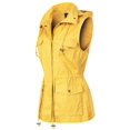 thumbnail image 3 of Made by Olivia Women's Drawstring Lightweight Loose Fit Sleeveless Vest Utility Jacket, 3 of 7