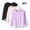 A76 Multicolor, variant on Xdegoge Kids Tee Shirts 3 Pack Long Sleeve Shirts Crewneck T Shirts Sold Color Fall Basic Tops Cute Casaul Loose Toddlers Clothes Pajamas Sleepwear