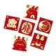thumbnail image 3 of 6 X 6 Sobres Rojos De Año Nuevo, Pequeños Regalos Cuadrados De Hongbao, Sobres De Dinero De La , Estilo A, 3 of 8