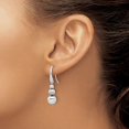 thumbnail image 3 of Auriga Fine Jewelry 925 Sterling Silver Rh-plated Beads Shepherd's Hook Dangle Earrings for Women, 3 of 5
