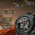 thumbnail image 6 of SMAEL Brand 8105 Cool Fashion Sports Digital Man Watch Waterproof Shockproof Alarm Clock Date Glow Mode Stopwatch ABS Case TPU Strap Round Dial Design Men's Wristwatch, 6 of 6
