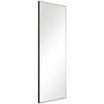 thumbnail image 2 of Rectangular Shape Thin Polystyrene Frame Long Mirror, Black- Saltoro Sherpi, 2 of 5