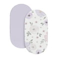 thumbnail image 5 of Sweet Jojo Designs Watercolor Floral Purple Pink and Grey Baby Bassinet Fitted Sheets 2 Piece Set, 5 of 6